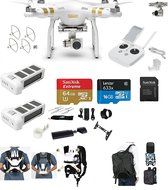 DJI Phantom 3 Professional (Pro) 4K Camera EVERYTHING YOU NEED Kit + 2 Total DJI Batteries + snap on Guards +... N2