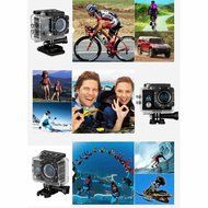 [With Wrist Remote Control] Sports Camera, 2.0 Inch 1080P HD 170 Degree 4K Ultra-Wide Angle Lens Remote Waterproof... N6