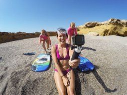 GoPro HERO5 SESSION w/ Selfie Stick and Memory Card N3