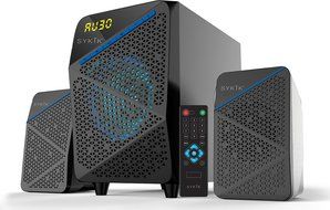 Sykik SP3698BT, powerful FM Radio, Bluetooth 2.1 speaker system, with SD USB ports for digital play back, Full... N5