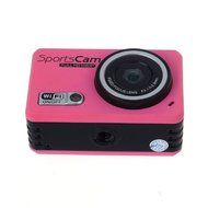 Action Camera, TONSEE F39 HD 1080P WIFI Sports Helmet Camera 5.0MP Waterproof Camcorder - Hot Pink N3
