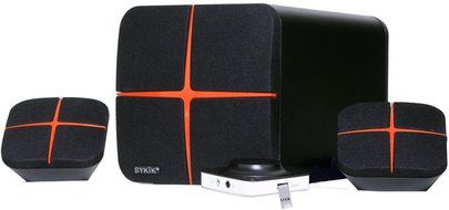 Sykik SP3698BT, powerful FM Radio, Bluetooth 2.1 speaker system, with SD USB ports for digital play back, Full... N8