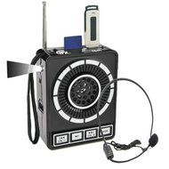 QFX Portable PA System with USB/MICRO-SD, FM Radio- Blue consumer electronics