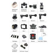 EKEN H8R Wifi Waterproof Sports Action Camera 4K30fps Dual Screen Sony Sensor with 2 Batteries + 2.4G Remote (... N3