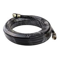 FOWOD RG6 TV Black Coaxial Cable, 50 Feet, with F-Male Connectors, Double Shielded, High Performance, Indoor and... N2