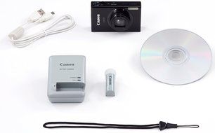Canon Digital Camera IXY 1 (Black) 12x Optical Zoom Wi-Fi IXY1(BK) - International Version N3