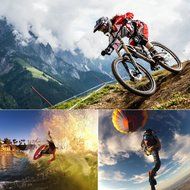 APEMAN Action Camera, Sport Camera 1080p HD Waterproof Action Cam, Portable Package with 1.5 Inch 170&deg; Wide-Angle... N5