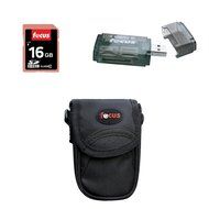 Canon Powershot SX610 HS Digital Camera (Red) with 16GB Accessory Bundle N14
