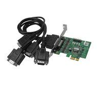 SIIG Dual Profile CyberSerial 4S PCI Express Card