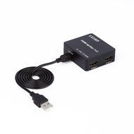HDMI Splitter, LESHP Ultra HD 4K x 2K 1x2 HDMI Switch Switcher Amplifier Ver 1.4 Certified For 3D 1080P HD HDTV... N5