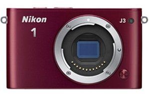Nikon 1 J3 14.2 MP HD Digital Camera Body Only (Red)