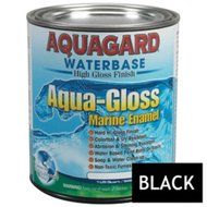 Aquagard Aqua Gloss Waterbased Enamel - 1Qt - Black consumer electronics