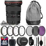 Canon EF 16-35mm f/2.8L II USM Lens + 4PC Macro Kit + UV-CPL-FLD Filters + 32GB Class 10 High-Speed Memory Card...