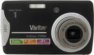 Vivitar VIVICAM-7388S 7.0 MegaPixel Slim Camera with 3x Optical Zoom and 3.0" LCD N3