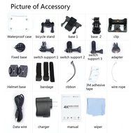 4K Camera, POTO F88 Waterproof Sports DV 2.0'' LCD Video Cam Support Shooting Stars, Mini Car DVR Camera N9