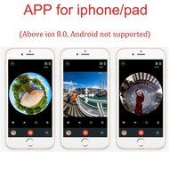 360 degree VR Panoramic Action Camera, YBLUESKY Wireless 1440P H.264 1080P Full HD 16MP 1.5 Inch LCD Screen HDMI... N5