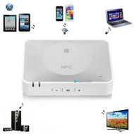 Wireless 3.5mm Bluetooth Audio Receiver Adapter For Sound System Stereo White TR N2