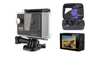 Haojue 1080P HD Sports Action Camera Bundle with DSP:NT96650 Chip, 2.0-Inch LPS-TFT LCD,145&deg; Wide Angle Lens and...