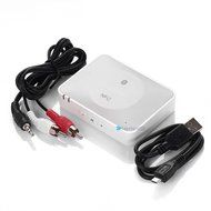 Wireless 3.5mm Bluetooth Audio Receiver Adapter For Sound System Stereo White TR N5