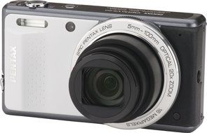 Pentax Optio VS20 16MP Digital Camera with 20X Optical Zoom and 3-Inch LCD Screen (White) (OLD MODEL) N11