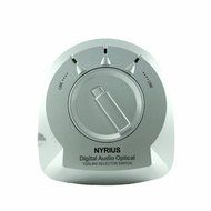 Nyrius SW100 Digital Audio Optical Toslink 3 Input Selector Switch Compatible with Fiber Optic Cables, HDTV, Blu-ray...