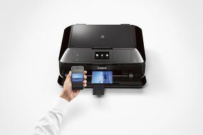 CANON MG7520 Wireless Color Cloud Printer with Scanner and Copier, White (Discontinued By Manufacturer) N9