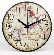 Vintage wall clock absolutely silent living room decoration wall clock large decorative wall clock N3
