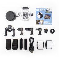 Homkm Full HD 360 Degree Panoramic VR Action Camera,Spherical Lens,3D, Waterproof, WIFI,Support VR Video Replay... N6