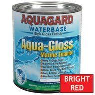 Aquagard Aqua Gloss Waterbased Enamel - 1Qt - Bright Red consumer electronics