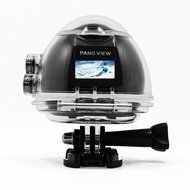 Homkm Full HD 360 Degree Panoramic VR Action Camera,Spherical Lens,3D, Waterproof, WIFI,Support VR Video Replay... N9