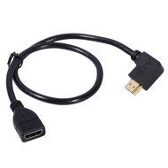 Smays Left Angle HDMI Extension Cord - Connect Your Monitor or Wall Mounted Flat Screen to Stick PC with This... N2