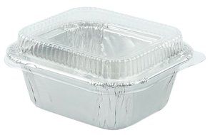 Durable Foil Mini Loaf Bread Pans 2-3/4" With Lids For Pastries, 20 Sets. N2
