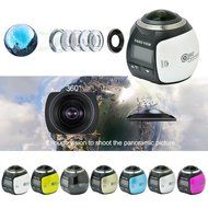Palaris 360&deg; Mini WiFi Panoramic Video Camera 2448P 30fps 16MP Photo 3D VR Action Sports DV N4