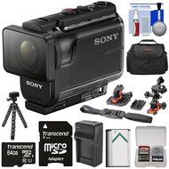 Sony Action Cam HDR-AS50 Wi-Fi HD Video Camera Camcorder with 64GB Card + Battery &amp; Charger + Case + Tripod +... N2