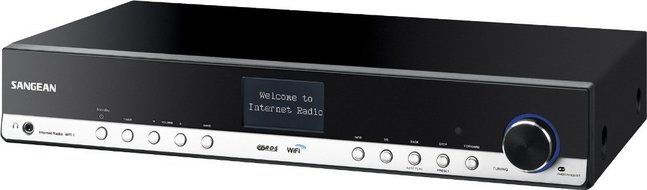 Sangean WFT-1 WiFi Internet Component Radio/Network Music Player/FM-RBDS Set Top Box, Black, Immediate Access...
