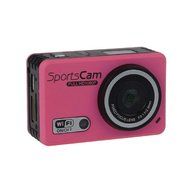 Action Camera, TONSEE F39 HD 1080P WIFI Sports Helmet Camera 5.0MP Waterproof Camcorder - Hot Pink N4