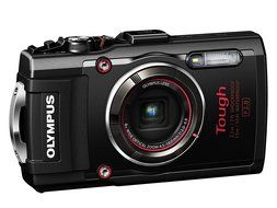Olympus TG-4 16 MP Waterproof Digital Camera with 3-Inch LCD (Black) - International Version N16