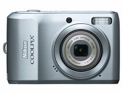 Nikon Coolpix L19 8MP Digital Camera with 3.6 Optical Zoom and 2.7 inch LCD (Silver) N4