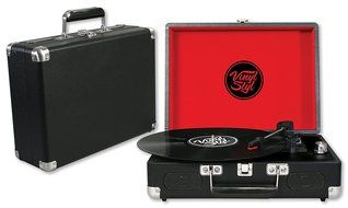 Vinyl Styl Groove Portable 3 Speed Turntable (Black) N4