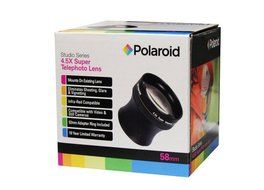 Polaroid Studio Series 4.5x Super Telephoto Lens, Includes Lens Pouch and Cap Covers For The Pentax K-3, K-50,... N2