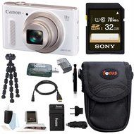 Canon Powershot SX610 HS Digital Camera (Red) with 16GB Accessory Bundle N16