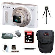 Canon Powershot SX610 HS Digital Camera (Red) with 16GB Accessory Bundle N19