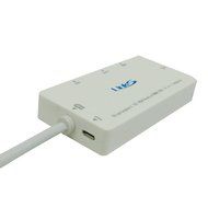 LinkS smallest Mini DisplayPort | Thunderbolt to HDMI Male to Female Adapter in black N5