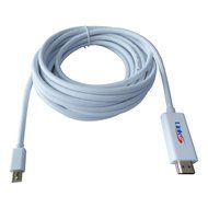 LinkS smallest Mini DisplayPort | Thunderbolt to HDMI Male to Female Adapter in black N8
