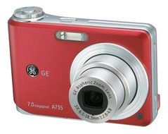 GE-A735 7MP Digital Camera with 3X Optical Zoom (Black) N7