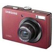 Samsung EC-L100ZRBA/US L100 8.2 Megapixels 3x Optical Zoom Digital Camera - Red