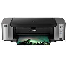 Canon PIXMA Pro-100 Wireless Color Professional Inkjet Printer with Airprint and Mobile Device Printing N5