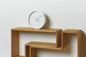 Lemnos MIZUIRO radio clock white LC07-06 WH N3