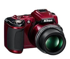 Nikon COOLPIX L120 14.1 MP Digital Camera with 21x NIKKOR Wide-Angle Optical Zoom Lens and 3-Inch LCD (Red) (OLD... N5