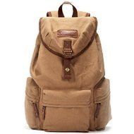 Angelstormy Canvas SLR DSLR Camera Shoulder Bag with Waterproof Rain Cover Backpack For Sony Canon Nikon Olympus... N4